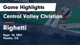 Central Valley Christian vs Righetti Game Highlights - Sept. 10, 2021