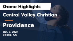 Central Valley Christian vs Providence Game Highlights - Oct. 8, 2022