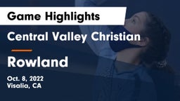 Central Valley Christian vs Rowland Game Highlights - Oct. 8, 2022