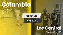 Matchup: Columbia vs. Lee Central  2017