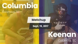 Matchup: Columbia vs. Keenan  2017