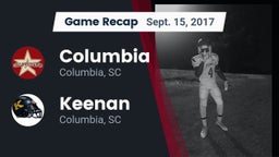Recap: Columbia  vs. Keenan  2017