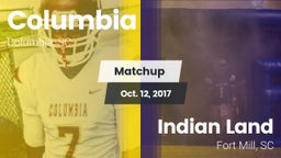 Matchup: Columbia vs. Indian Land  2017