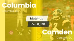 Matchup: Columbia vs. Camden  2017