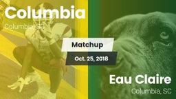 Matchup: Columbia vs. Eau Claire  2018