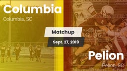Matchup: Columbia vs. Pelion  2019
