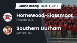 Recap: Homewood-Flossmoor  vs. Southern Durham  2017