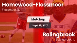 Matchup: Homewood-Flossmoor vs. Bolingbrook  2017