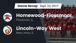 Recap: Homewood-Flossmoor  vs. Lincoln-Way West  2017