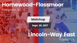 Matchup: Homewood-Flossmoor vs. Lincoln-Way East  2017