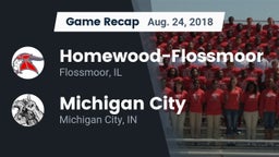 Recap: Homewood-Flossmoor  vs. Michigan City  2018