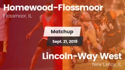 Matchup: Homewood-Flossmoor vs. Lincoln-Way West  2018