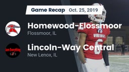 Recap: Homewood-Flossmoor  vs. Lincoln-Way Central  2019