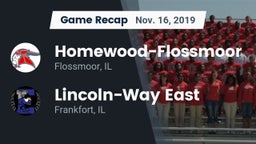 Recap: Homewood-Flossmoor  vs. Lincoln-Way East  2019