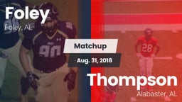 Matchup: Foley  vs. Thompson  2018