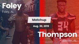 Matchup: Foley  vs. Thompson  2019