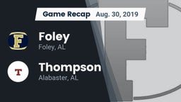 Recap: Foley  vs. Thompson  2019