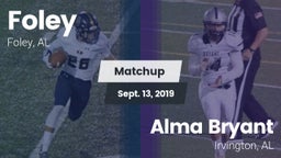 Matchup: Foley  vs. Alma Bryant  2019