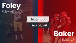 Matchup: Foley  vs. Baker  2019