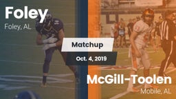 Matchup: Foley  vs. McGill-Toolen  2019