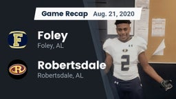 Recap: Foley  vs. Robertsdale  2020
