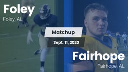 Matchup: Foley  vs. Fairhope  2020