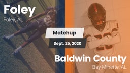 Matchup: Foley  vs. Baldwin County  2020