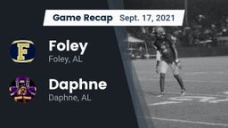 Recap: Foley  vs. Daphne  2021