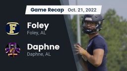 Recap: Foley  vs. Daphne  2022