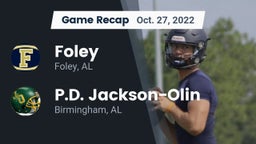 Recap: Foley  vs. P.D. Jackson-Olin  2022