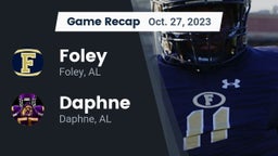 Recap: Foley  vs. Daphne  2023