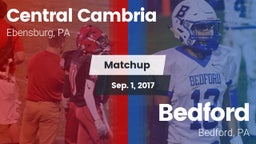 Matchup: Central Cambria vs. Bedford  2017