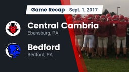 Recap: Central Cambria  vs. Bedford  2017