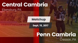 Matchup: Central Cambria vs. Penn Cambria  2017