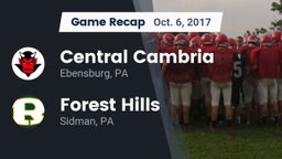 Recap: Central Cambria  vs. Forest Hills  2017