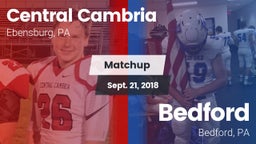 Matchup: Central Cambria vs. Bedford  2018