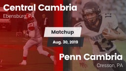 Matchup: Central Cambria vs. Penn Cambria  2019