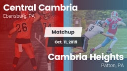 Matchup: Central Cambria vs. Cambria Heights  2019