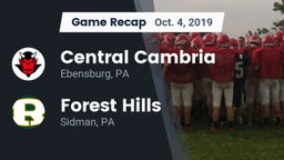 Recap: Central Cambria  vs. Forest Hills  2019