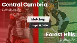 Matchup: Central Cambria vs. Forest Hills  2020