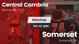Matchup: Central Cambria vs. Somerset  2020