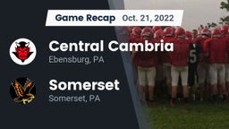 Recap: Central Cambria  vs. Somerset  2022