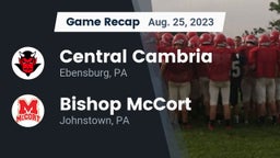 Recap: Central Cambria  vs. Bishop McCort  2023