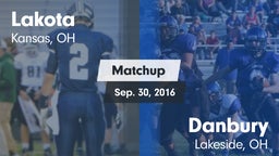 Matchup: Lakota vs. Danbury  2016