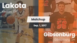 Matchup: Lakota vs. Gibsonburg  2017