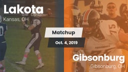 Matchup: Lakota vs. Gibsonburg  2019