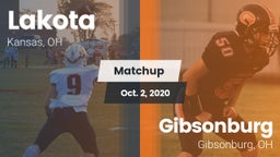 Matchup: Lakota vs. Gibsonburg  2020