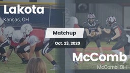 Matchup: Lakota vs. McComb  2020