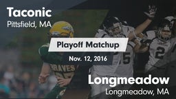 Matchup: Taconic  vs. Longmeadow  2016
