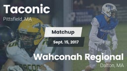 Matchup: Taconic  vs. Wahconah Regional  2017